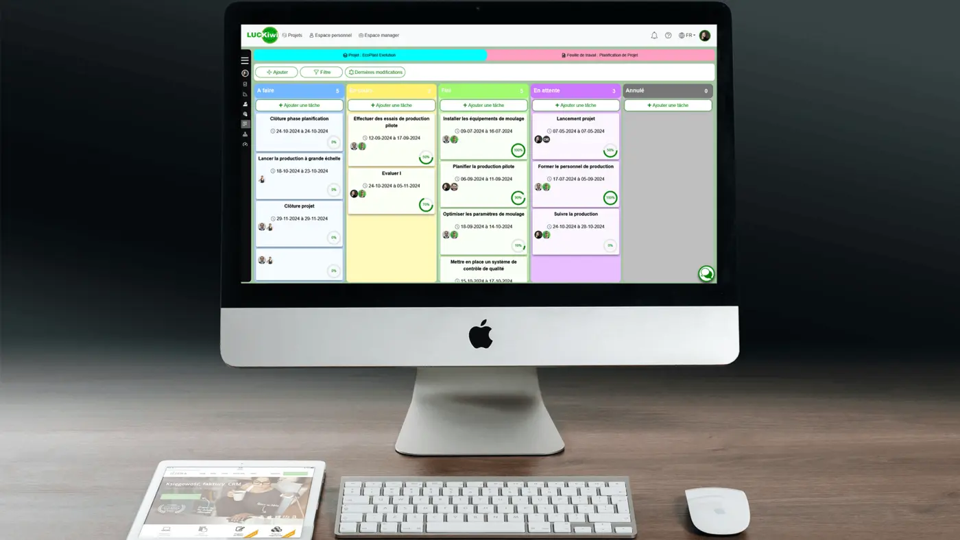 LUCKiwi To-Do List Interface – Collaborative Task Management